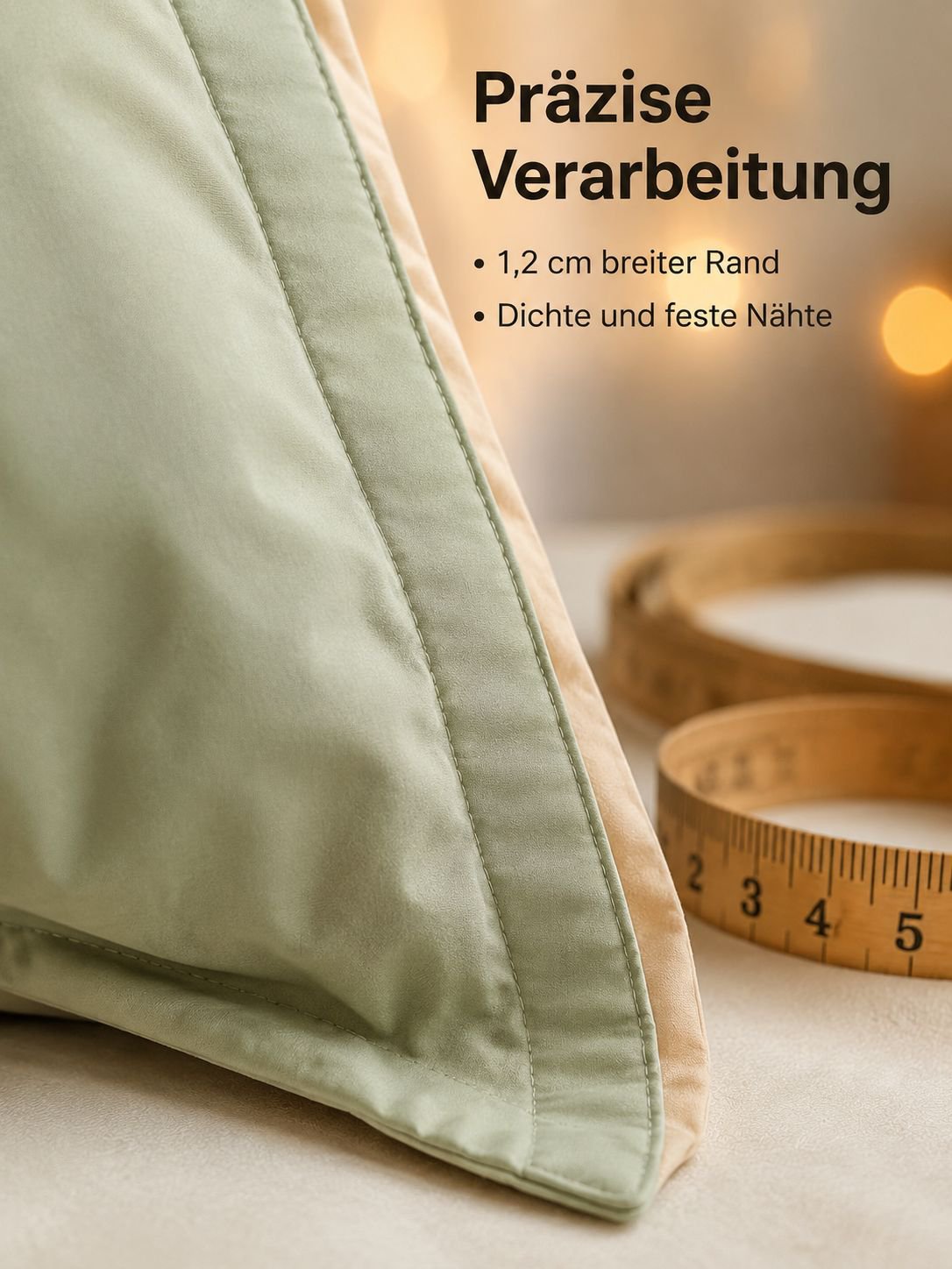 Nahaufnahme der waschbaren Baumwolloberfläche
