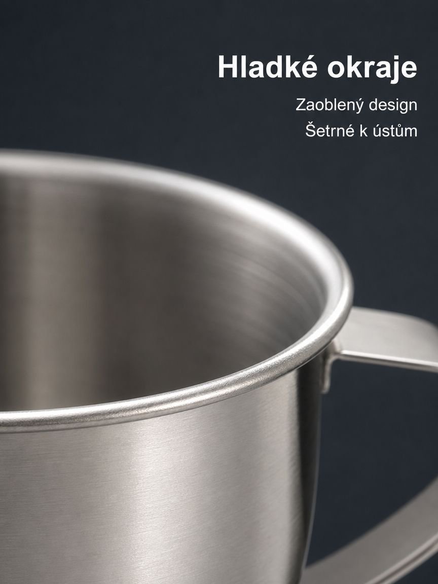 Stainless steel baby cup, mini water cup, food grade, household use, toddler cup with handle, anti-s