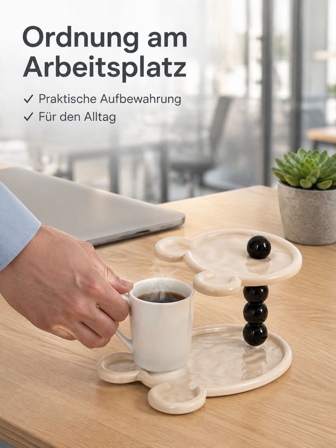 Modernes High-End Aufbewahrungsregal für den Schreibtisch