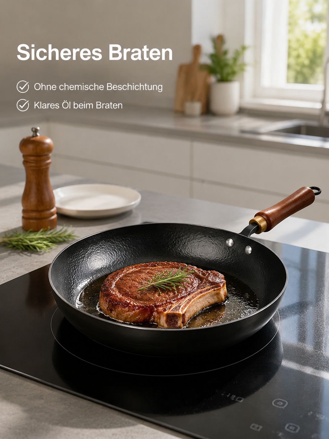 Langlebige und pflegeleichte Steakpfanne