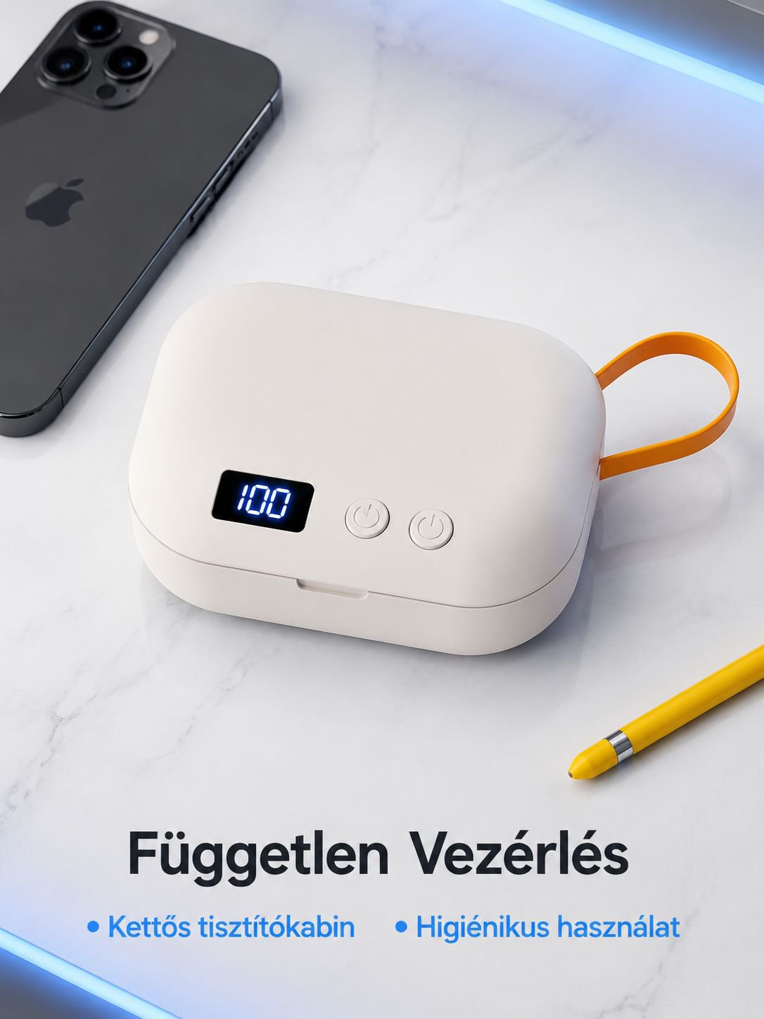 Nagyfrekvenciás ultrahangos automata kontaktlencse tisztító