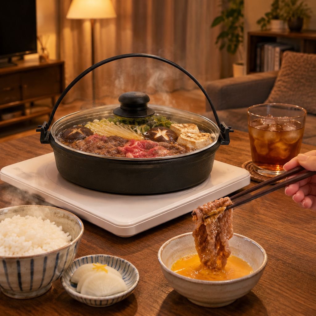 JMYすき焼き鍋で調理した美味しい料理例