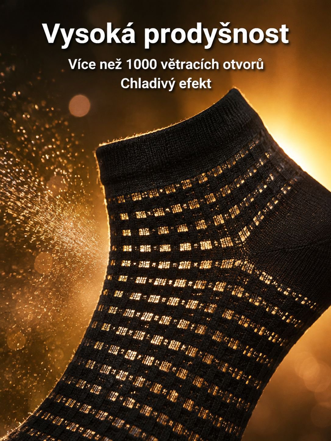 Pánské letní tenké síťované ponožky