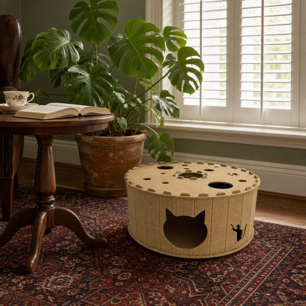 Double-layer felt pet bed