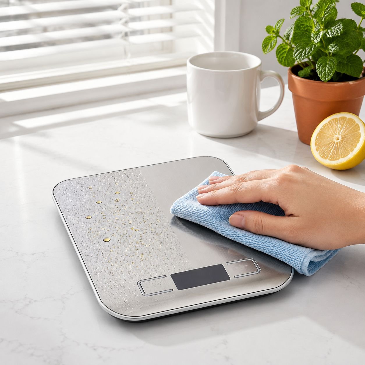 Báscula impermeable de gran capacidad para dieta saludable, base resistente al desgaste