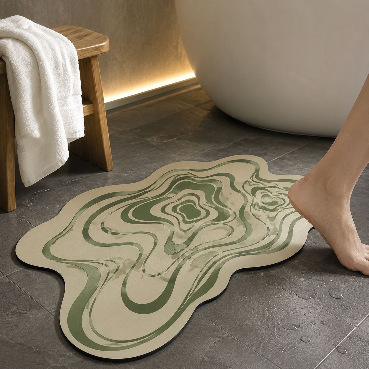Soft Non-slip Diatom Mud Bath Rug