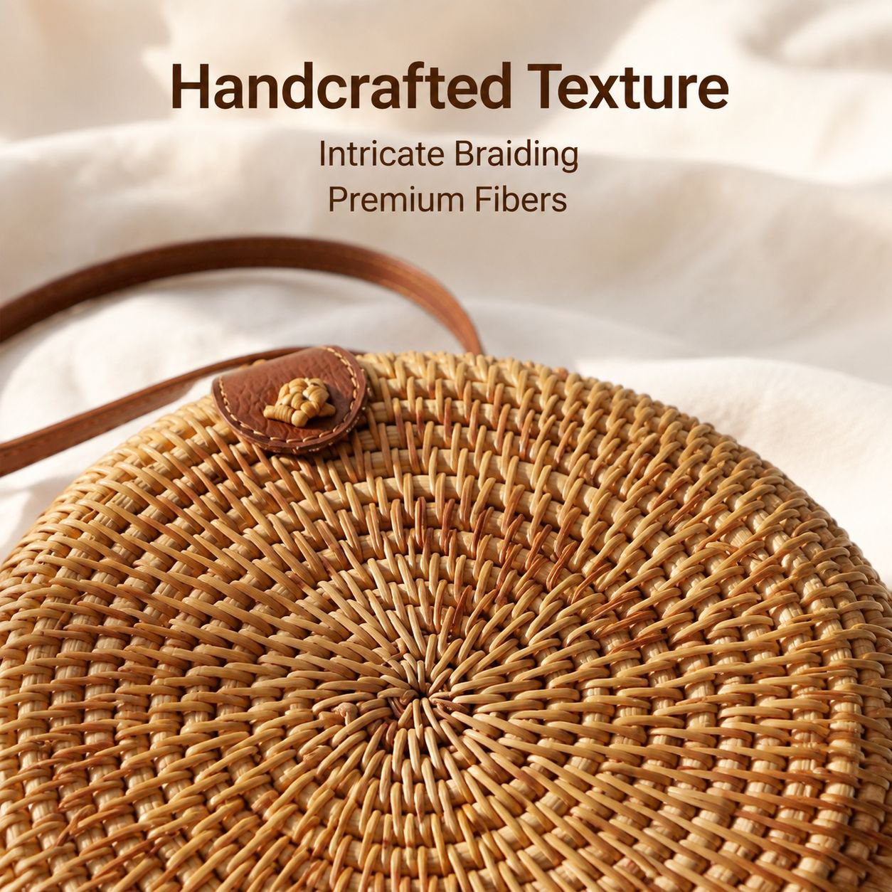 Vintage Autumn Handmade Knitted Shoulder Bag Fashion Vine Bag
