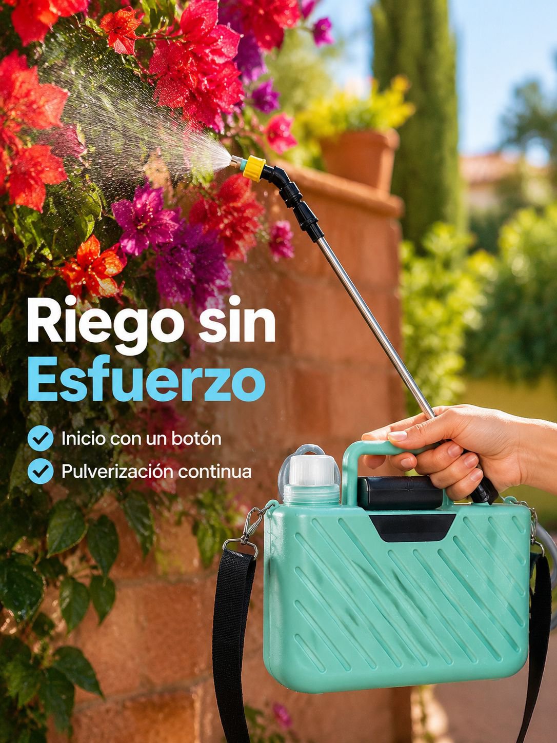 Pulverizador eléctrico pequeño portátil