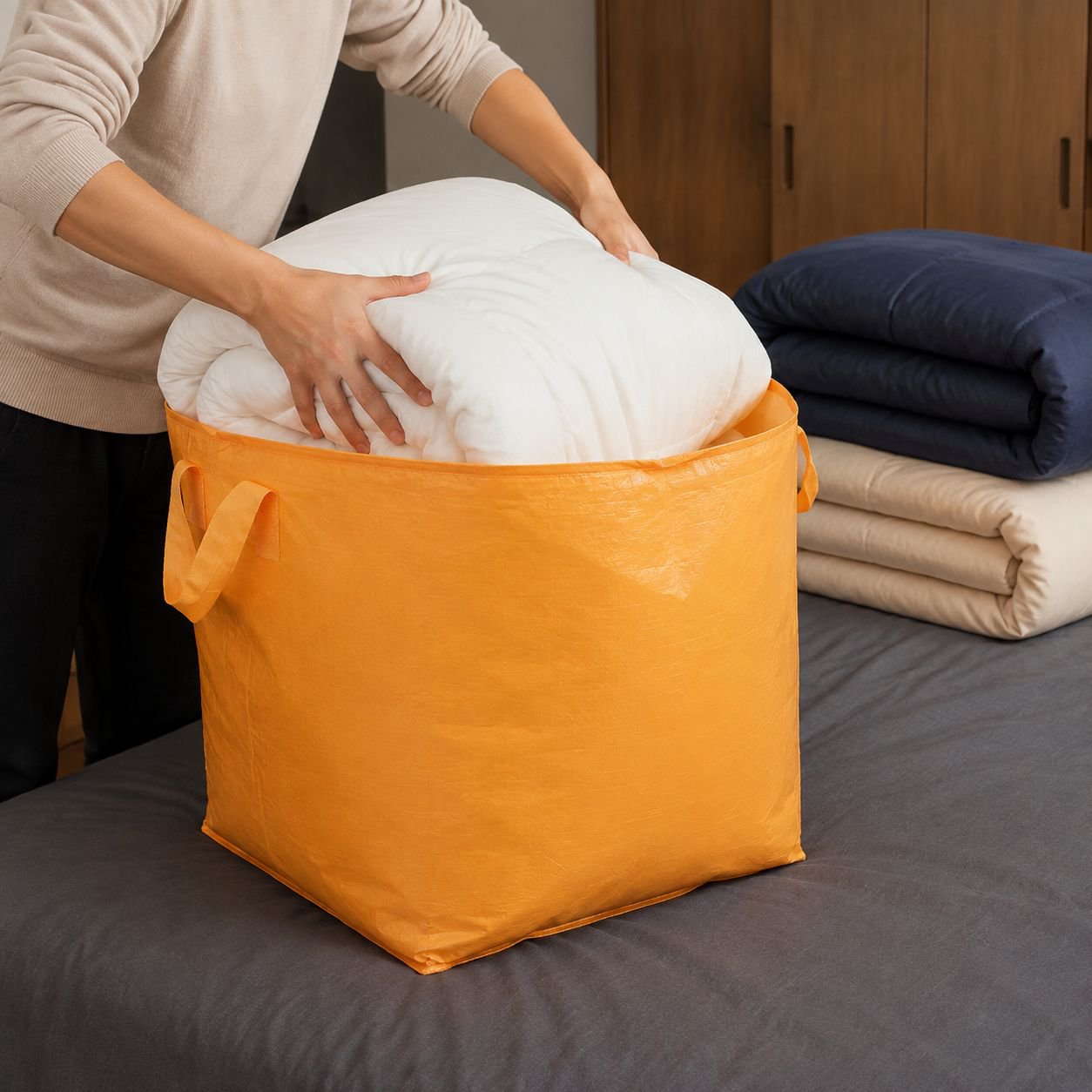 Durable Dustproof Storage Bag for Dormitory Clothes