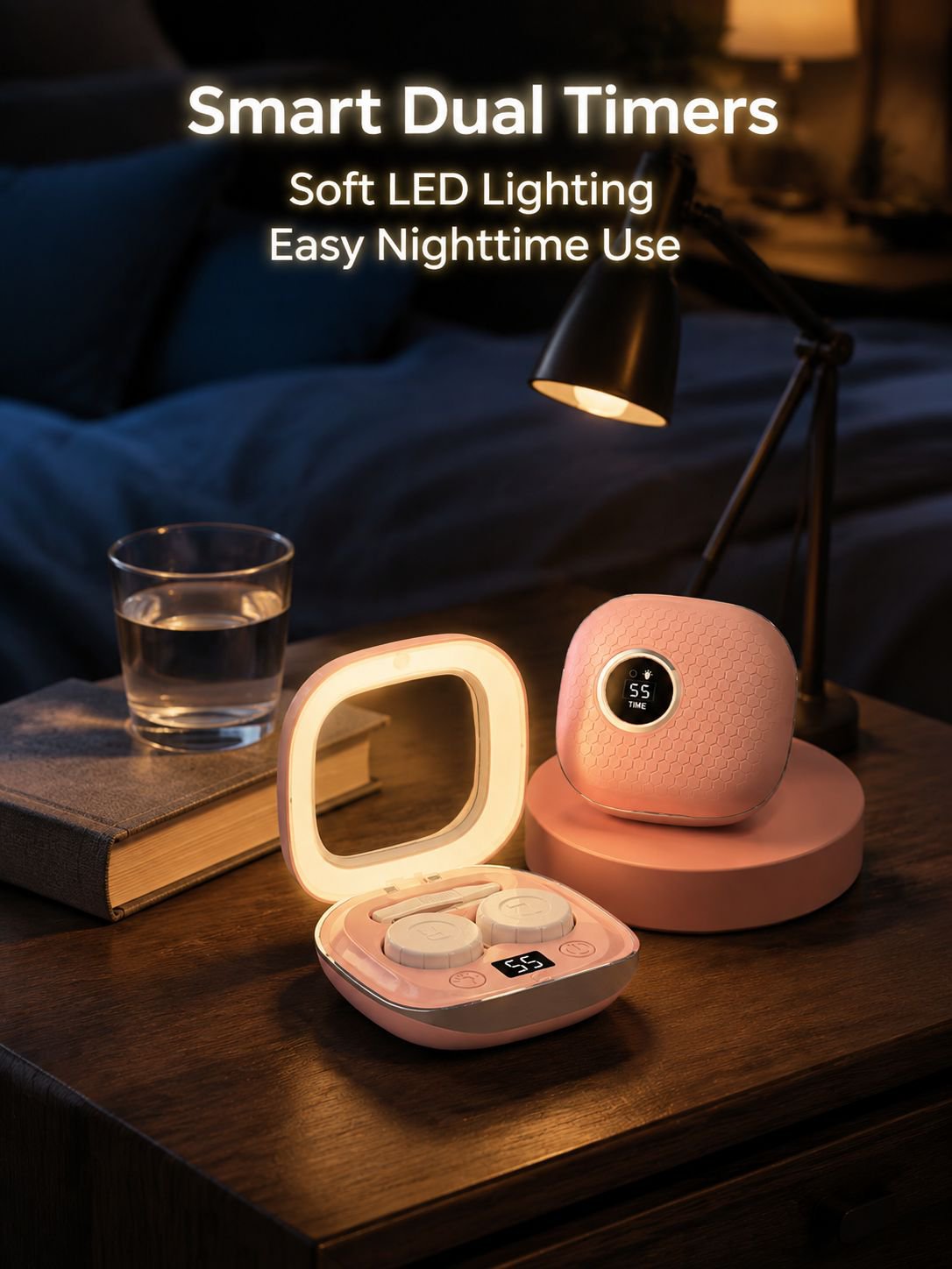 Electric Contact Lens Cleaner for Home Use, Superior to Ultrasonic Devices