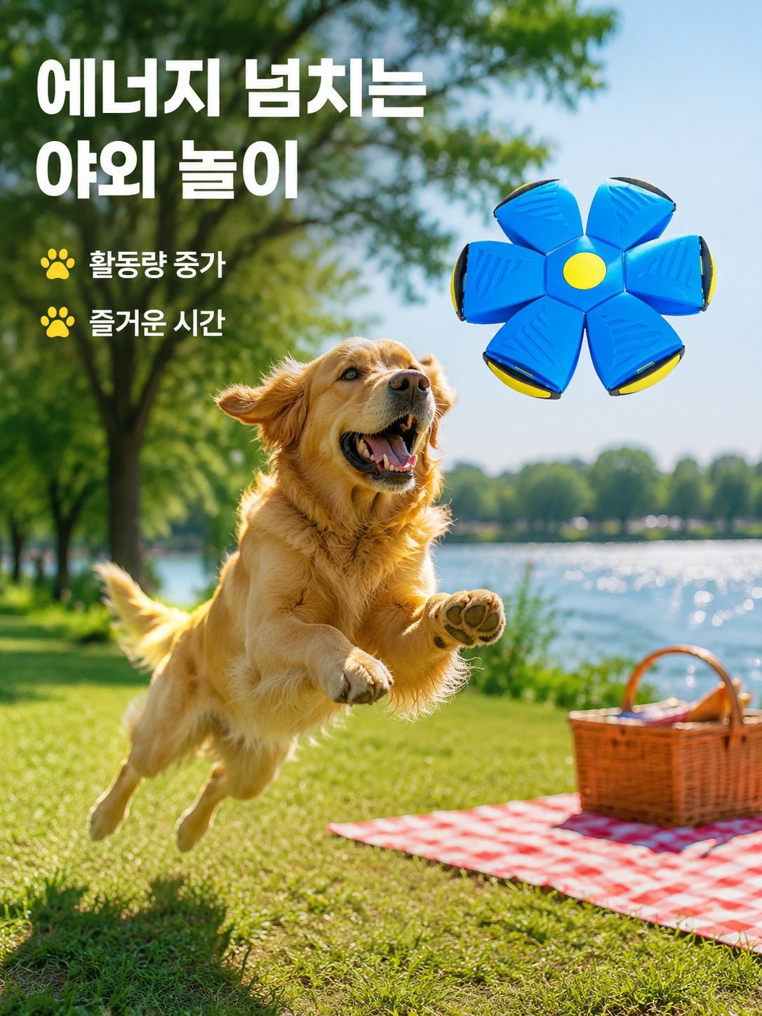 마술 개 장난감 플라이볼 이상한 마술 공