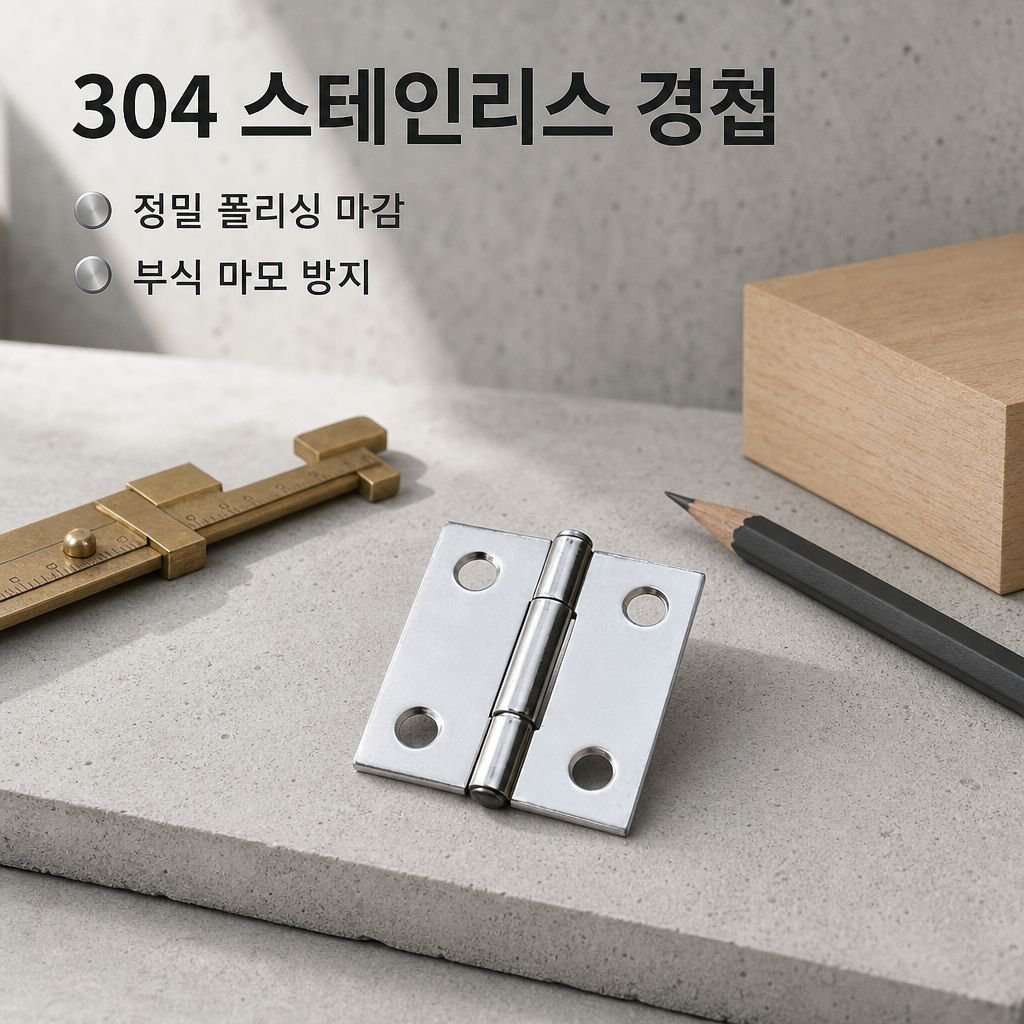 스테인리스 평경첩 창호 도어 1인치 1.5인치 2인치 3인치 4인치 목함 미니 경첩