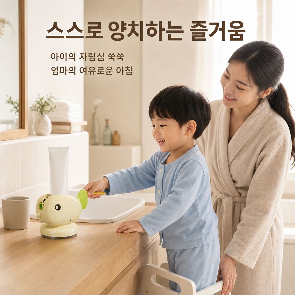완전 자동 치약 디스펜서 신기