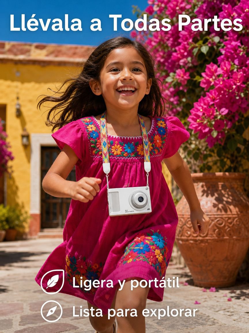 Cámara de Juguete Digaital Portátil HD para Niños