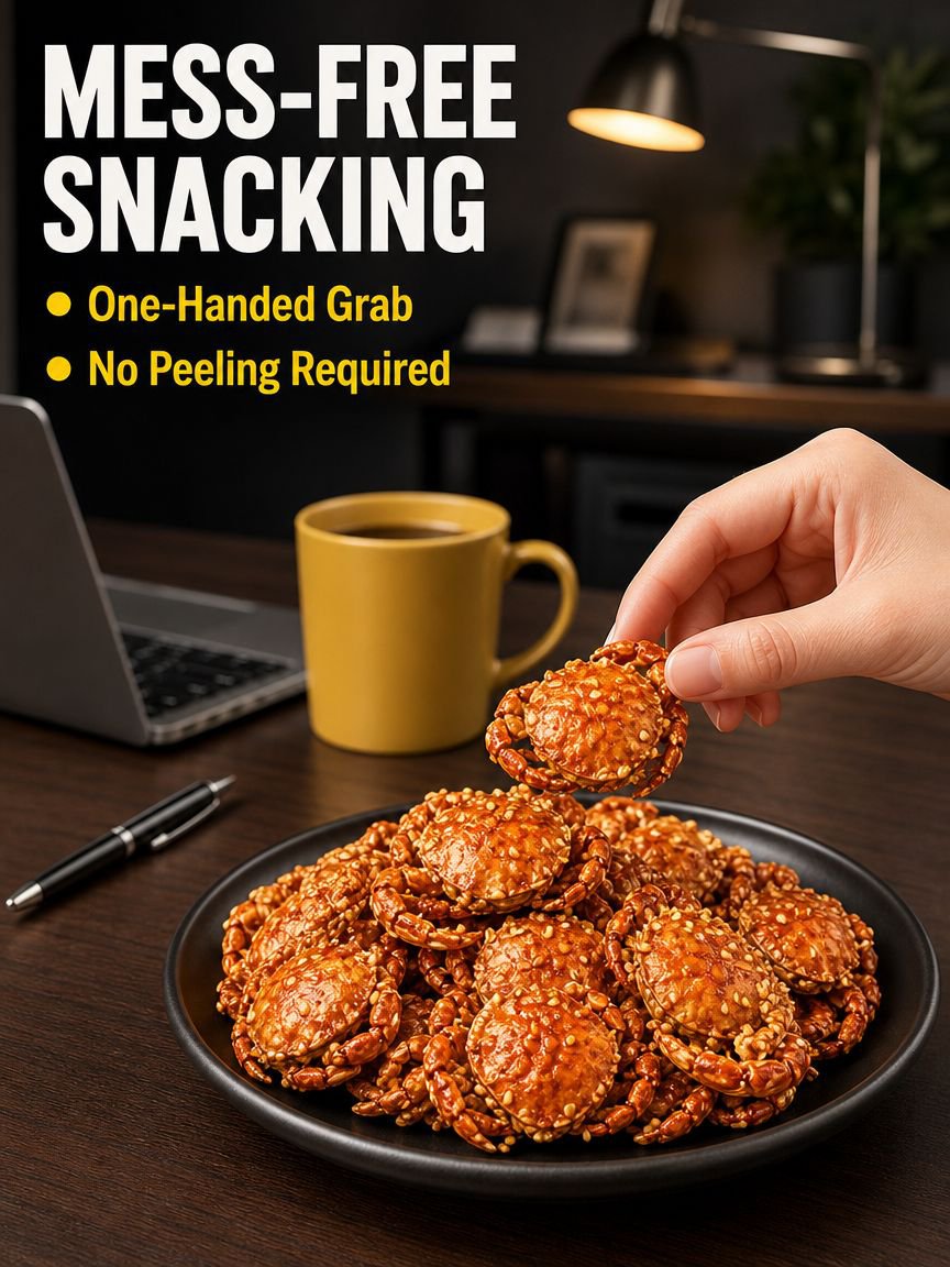 Spicy Crispy Ready-to-Eat Mini Crabs