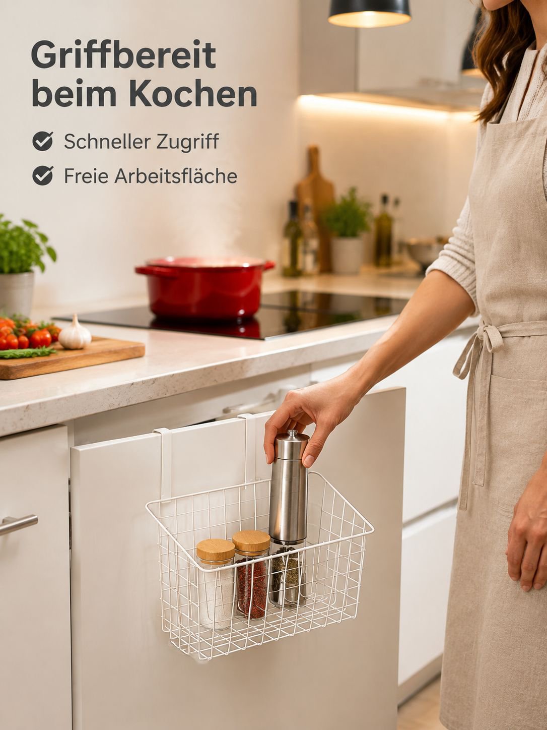 Türregal Hängeschrank-Aufbewahrungskorb Schrank-Organizer