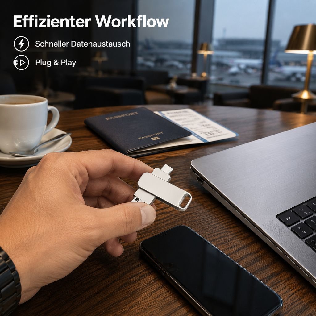 Type-C USB-Stick für Handy und Computer, tragbarer Dual-Interface Speicherstick