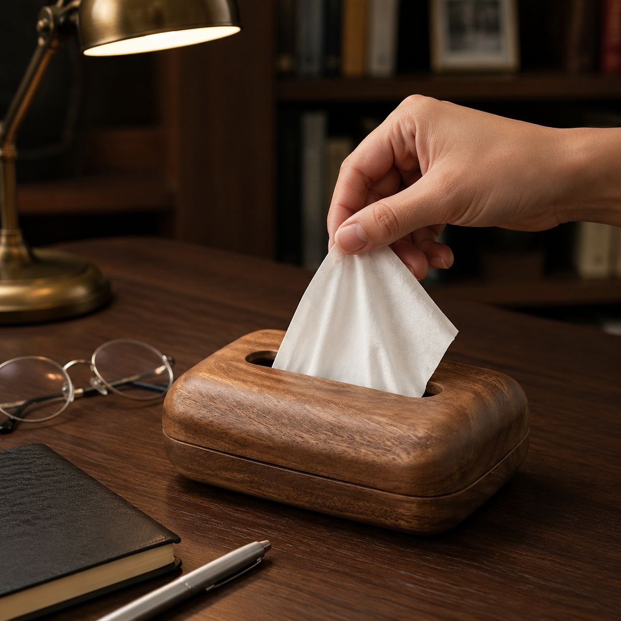 Light Luxury Restaurant Napkin Box