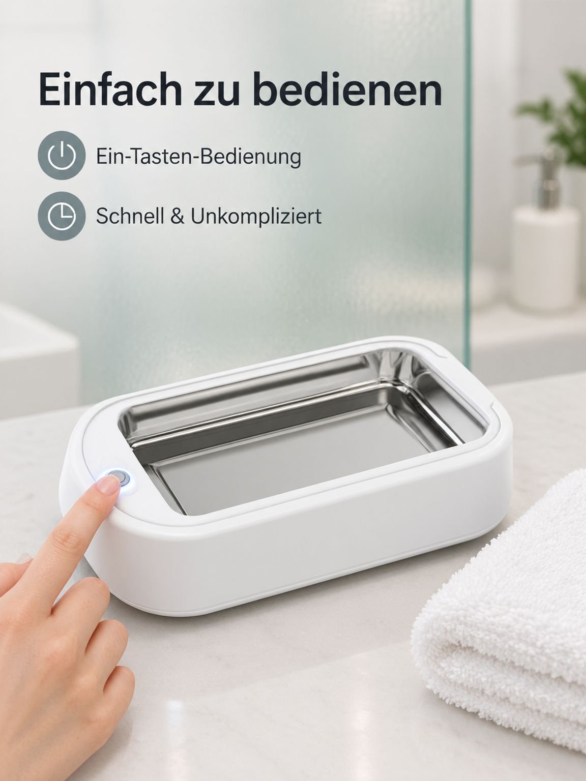 Ultraschallreiniger für Brillen für den Heimgebrauch