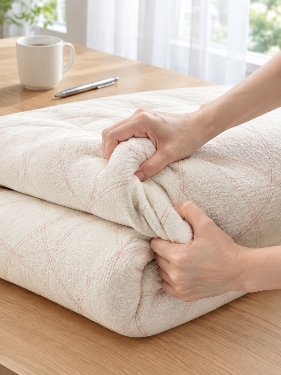 Hypoallergenic cotton bedding for restful sleep