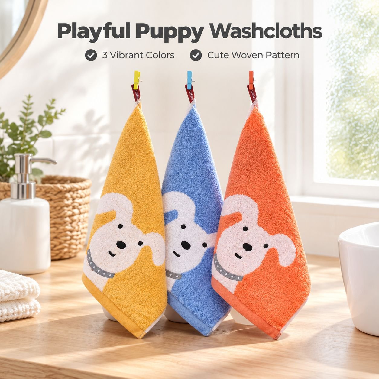 Pure Cotton Household Baby & Kids Washcloth
