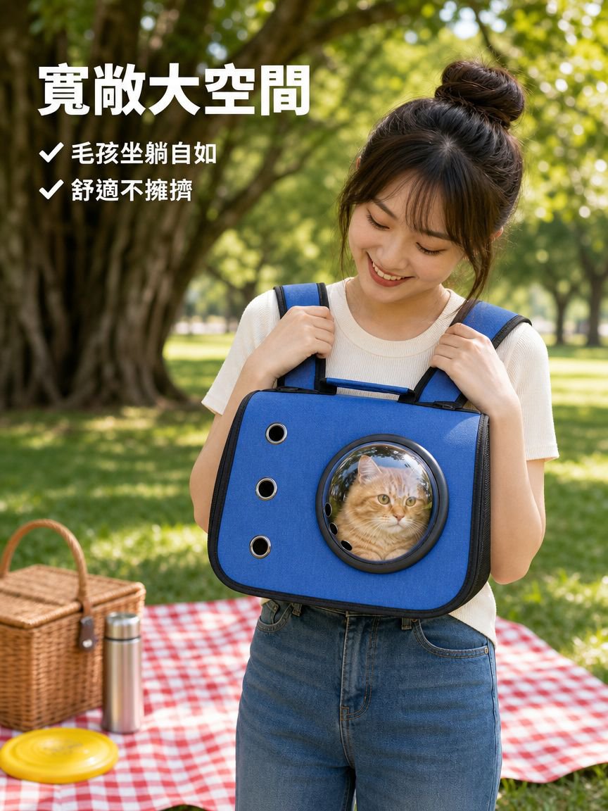 外出便攜寵物太空包