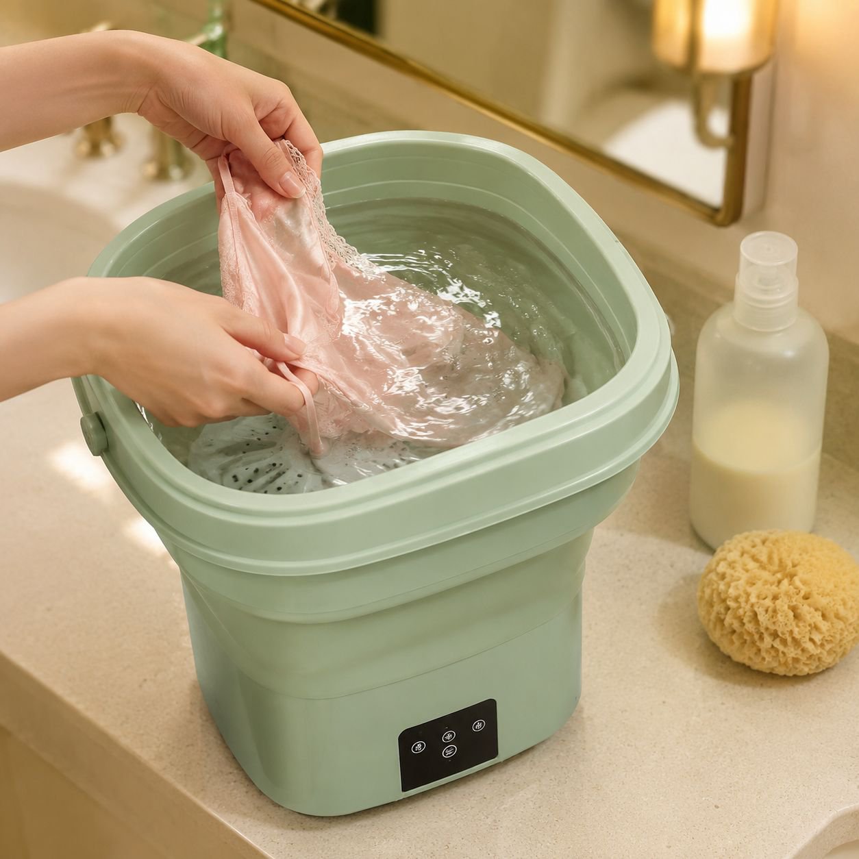 Mini Automatic Folding Washing Machine
