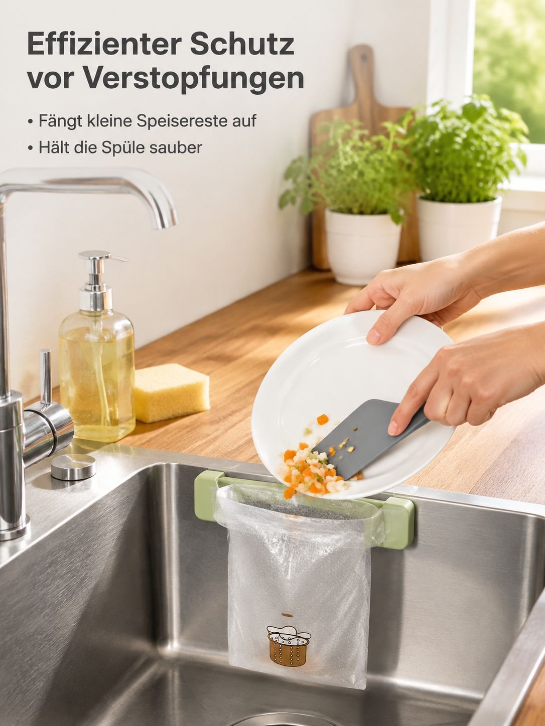 Robustes Abflussfilter-Design aus rostfreiem Material