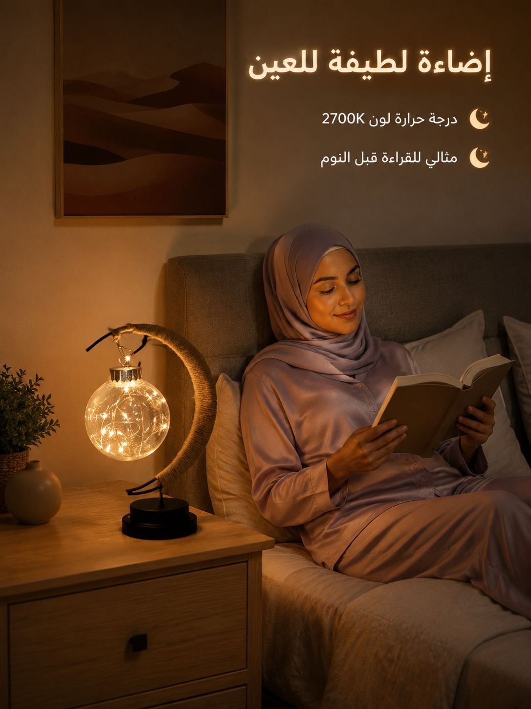 مصباح طاولة ليد ألماني لتزيين البيت وتهيئة الجو