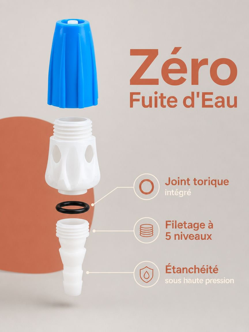 Pistolet d'arrosage ergonomique pour plantes et fleurs