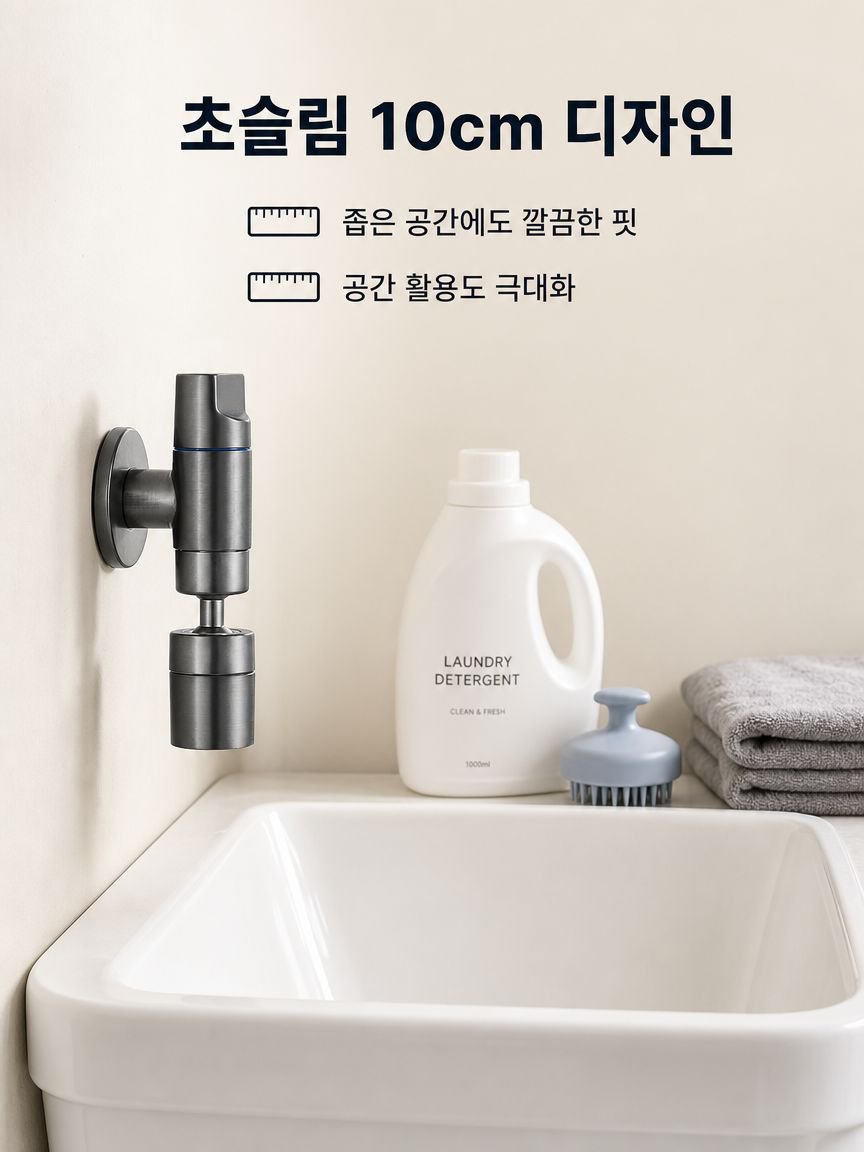 걸레 세척대 수도꼭지
