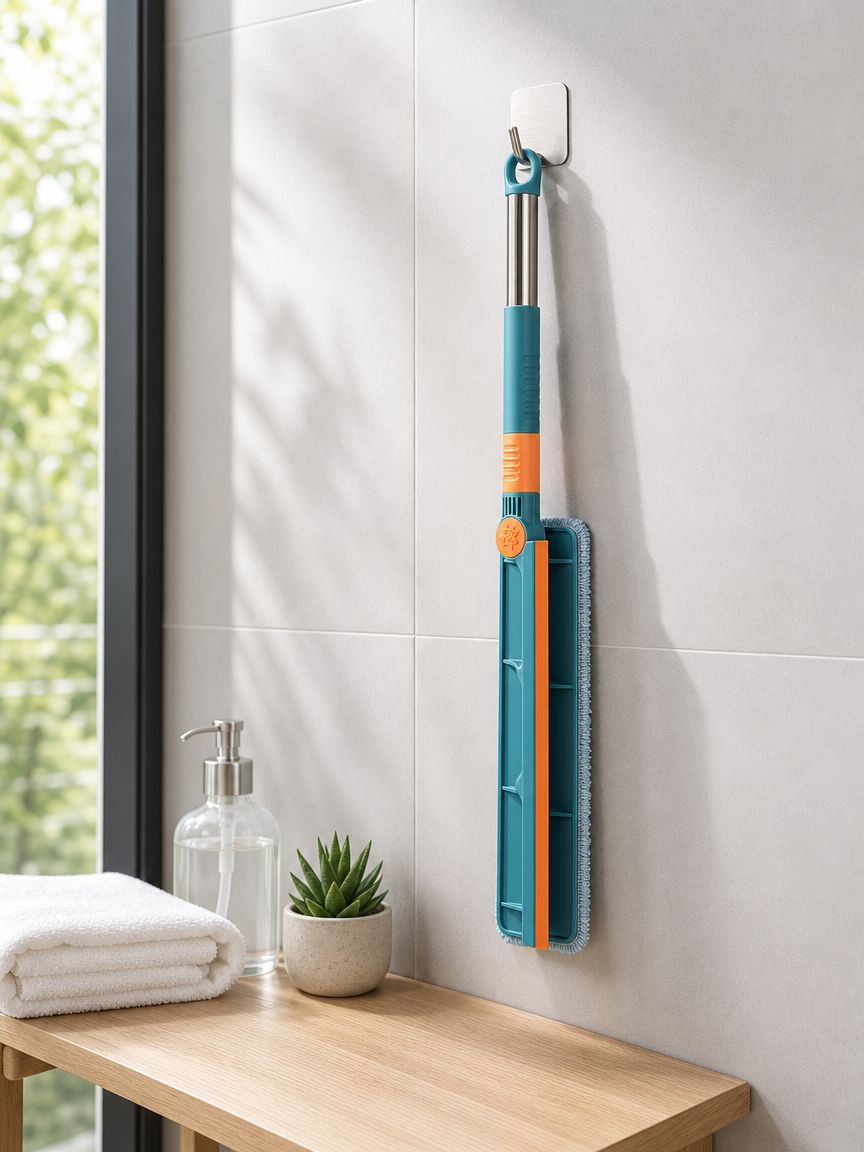 Multifunktionale Fensterreinigung mit beidseitigem Wischer