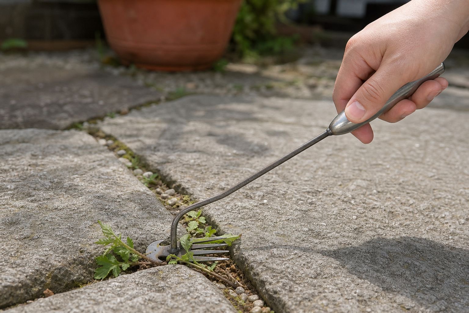 Garten-Unkrautmesser aus Edelstahl Handwerkzeug