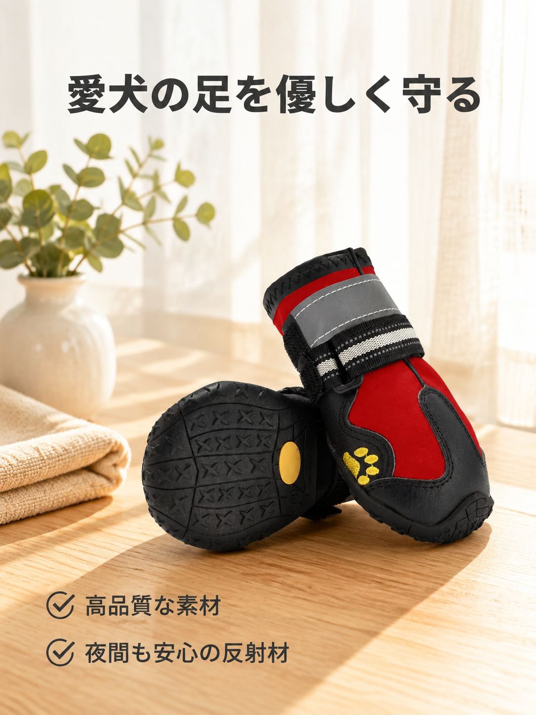 ペット用防水耐久シューズ 犬専用