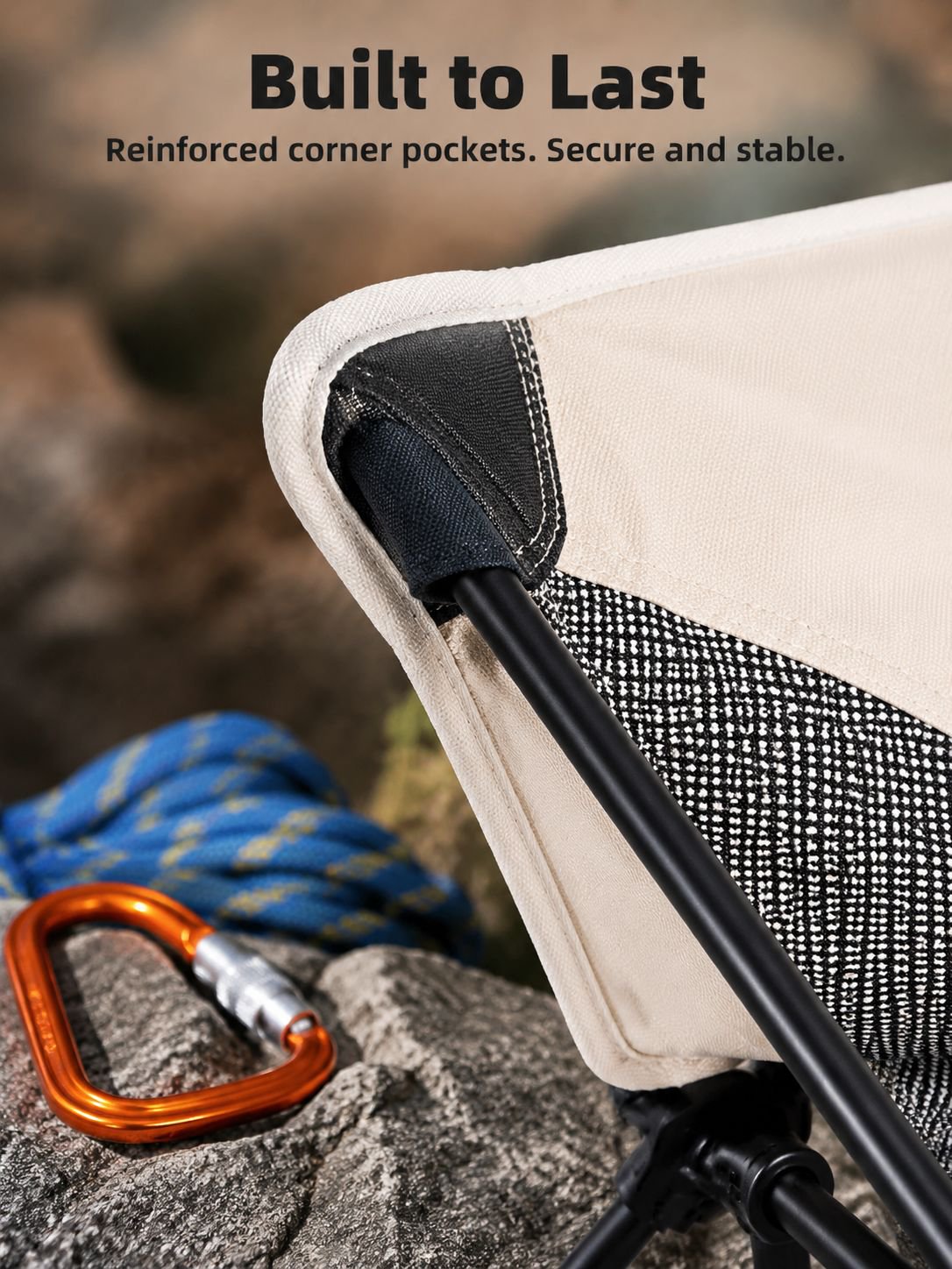Portable fishing chair for lakeside and outdoor trips