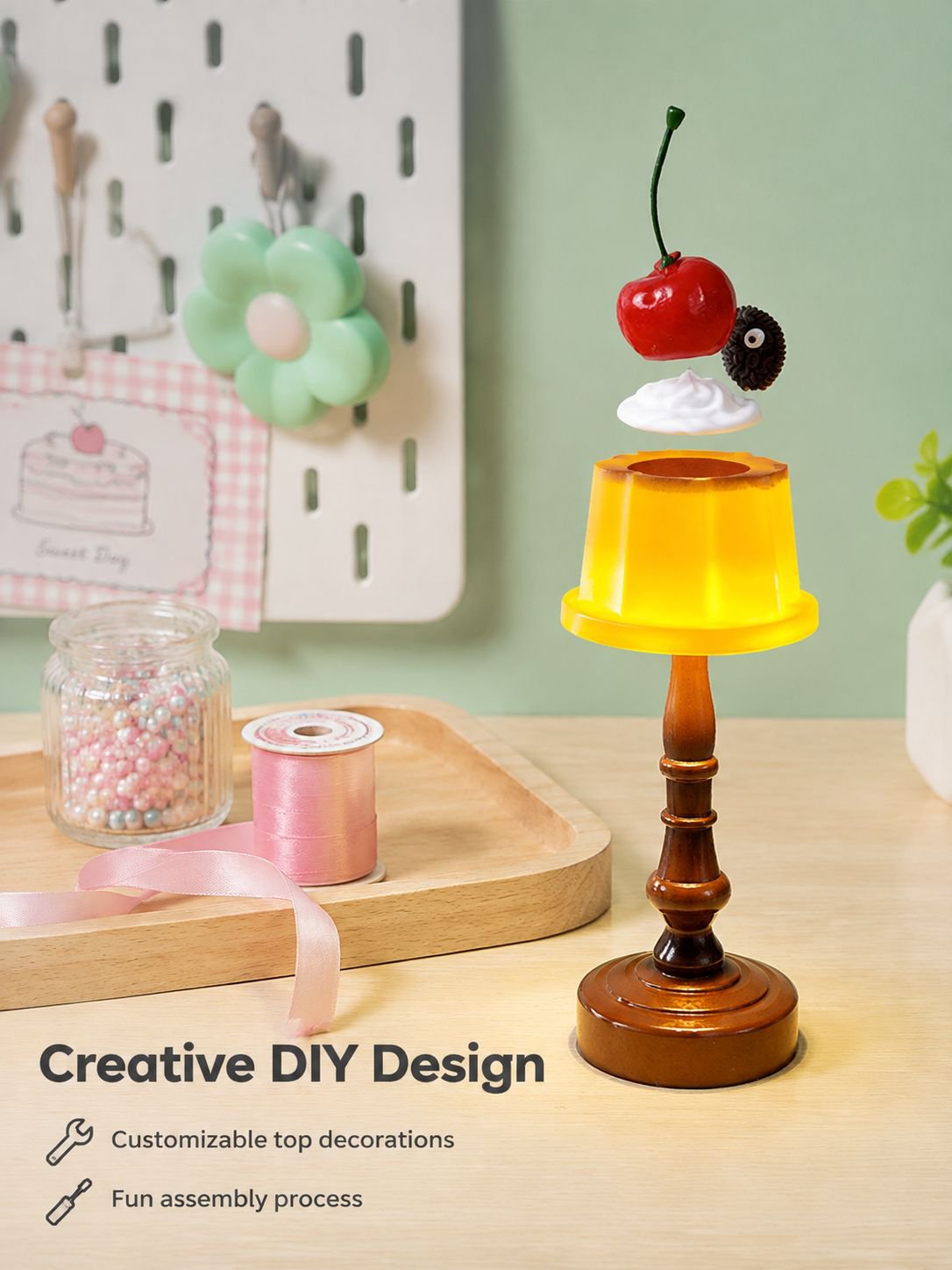 Creative Birthday Gift Women's Bedside Night Light Ambient Sleep Lamp