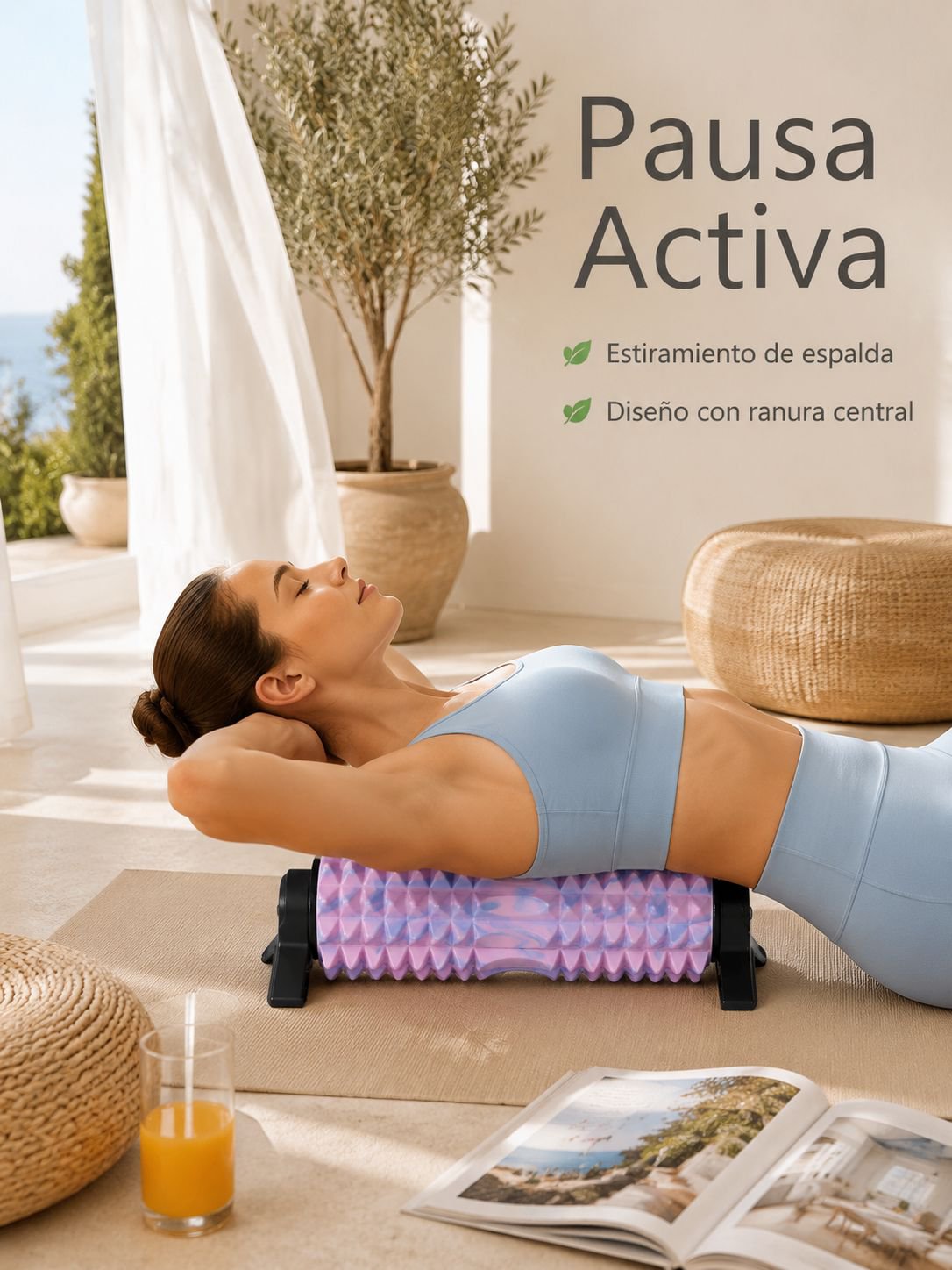 Rouleau de massage en mousse