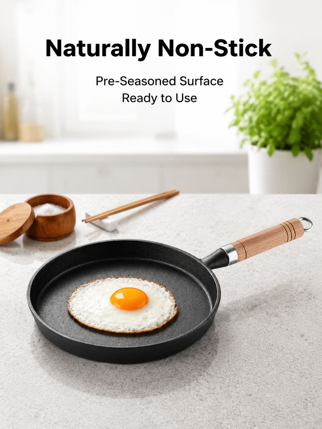 Multi-purpose Cast Iron Flat Pan