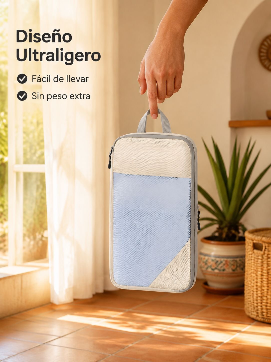 Bolsa de compresión portátil para viaje