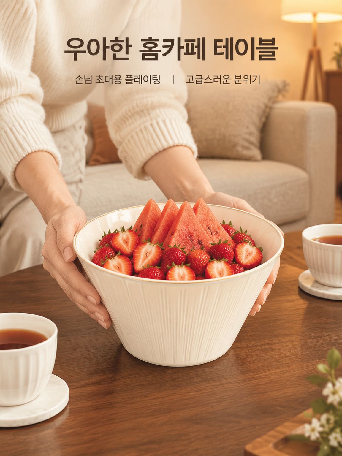일일 식사 요리사 과일 쟁반