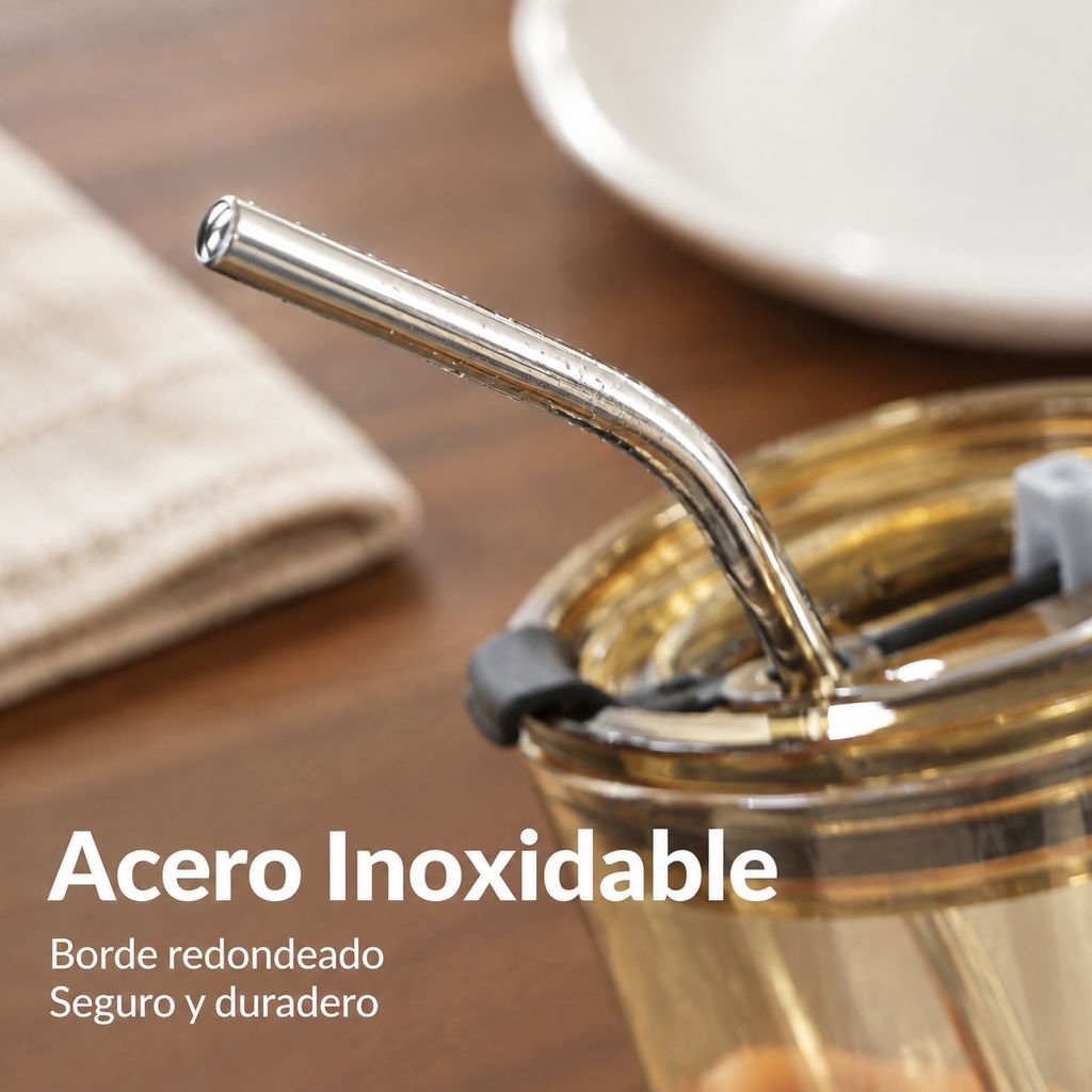 Vaso de Vidrio Aurora Boreal con Tapa y Pajita para Té y Agua