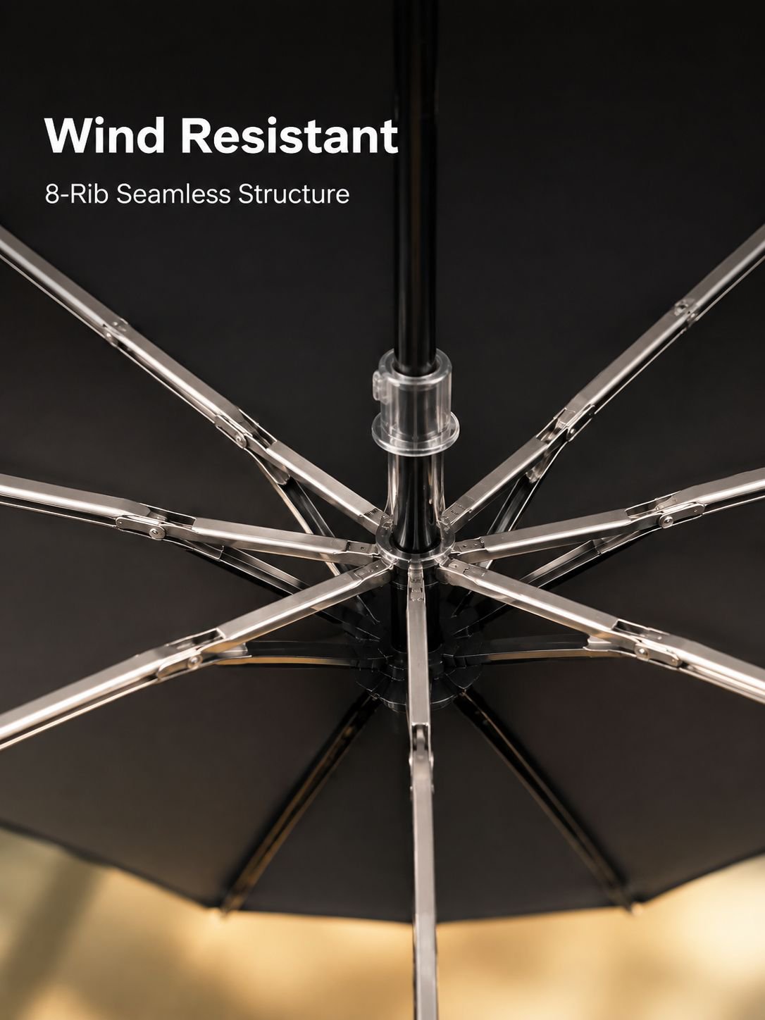 Automatic gradient color sunny and rainy umbrella sun umbrella sun protection and UV protection dual