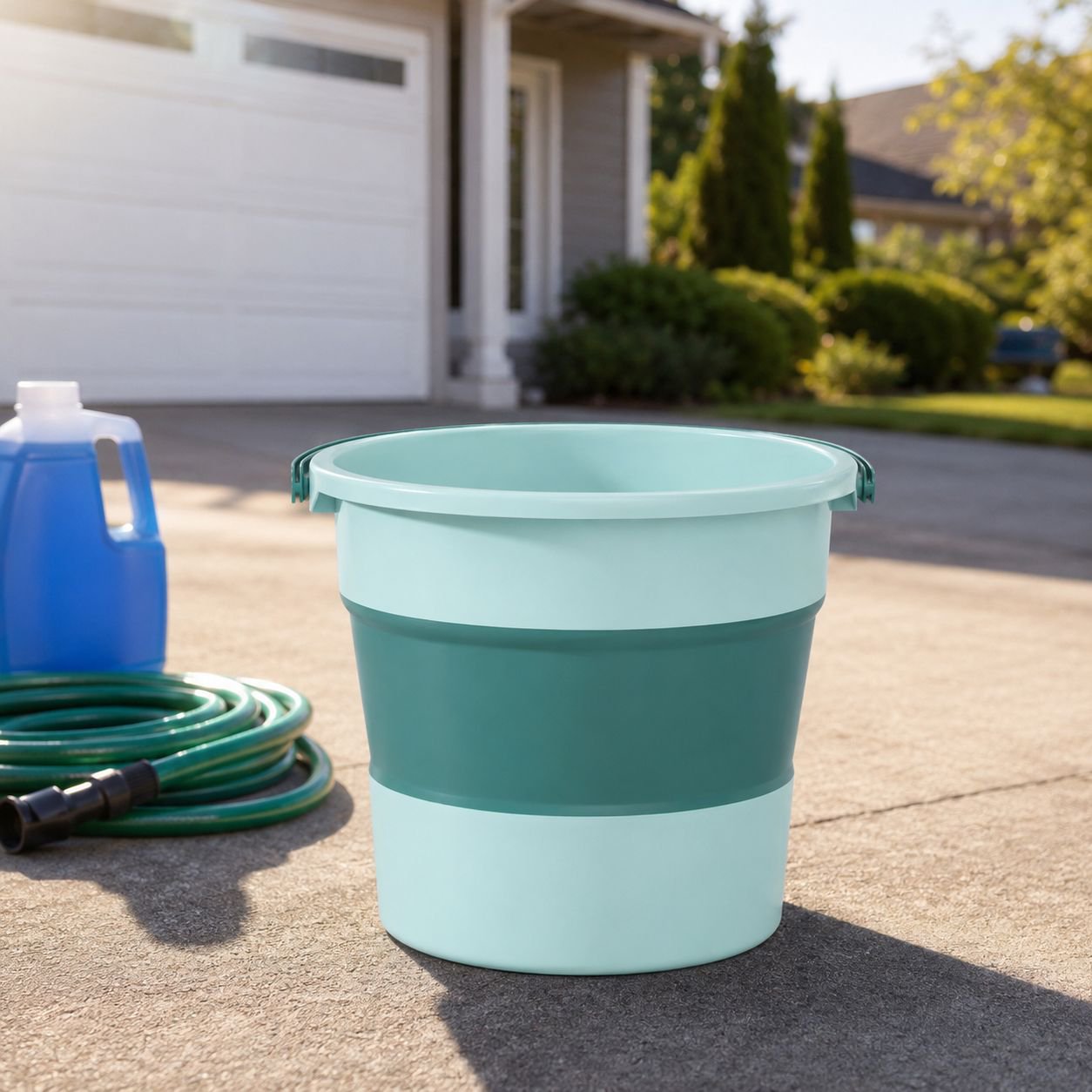 Mini Handheld Foldable Bucket, Multi-Scenario Use, Car, Fishing, Travel, Outdoor, Home