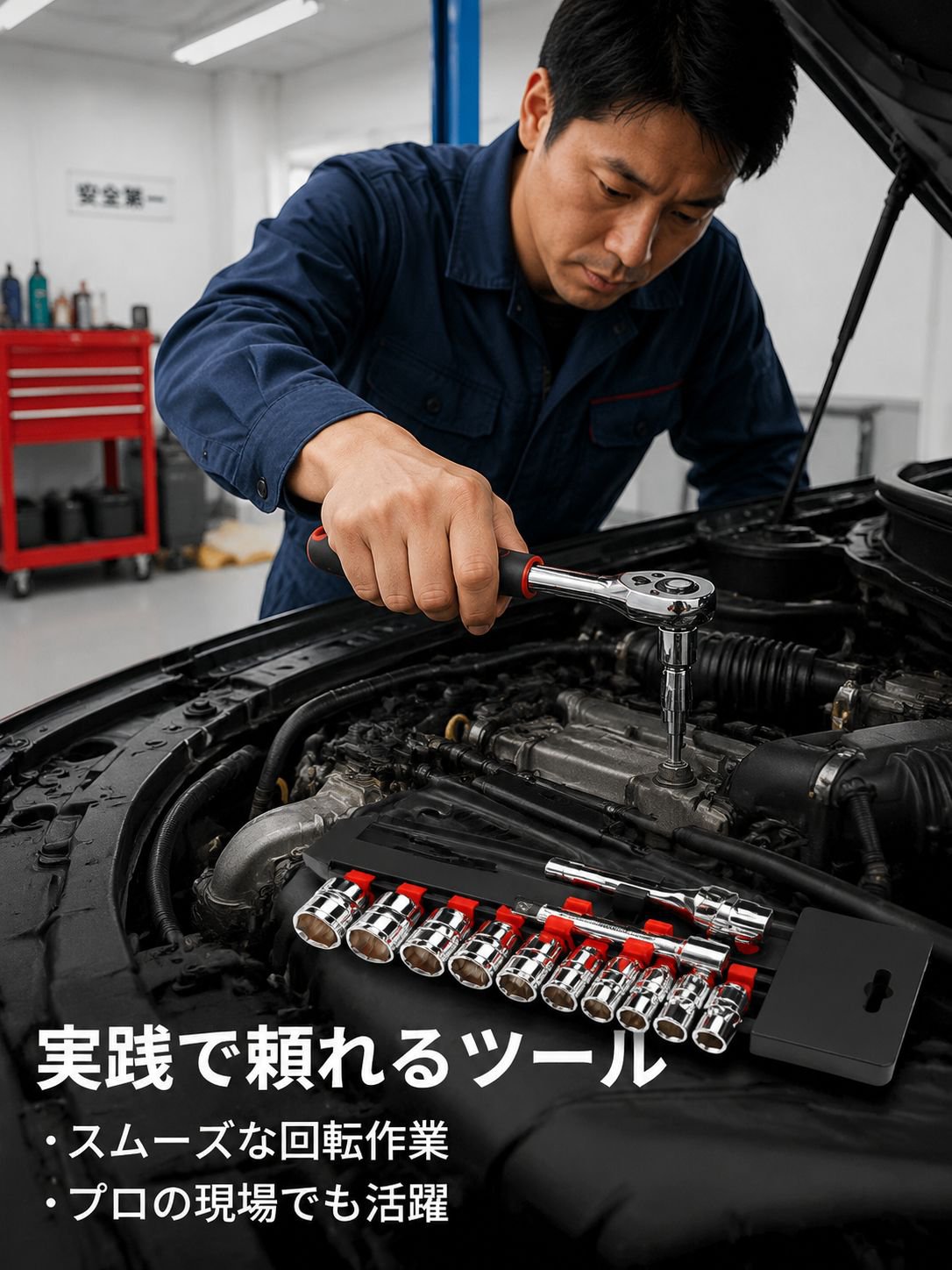 自動車・バイク修理用家庭用六角レンチセット