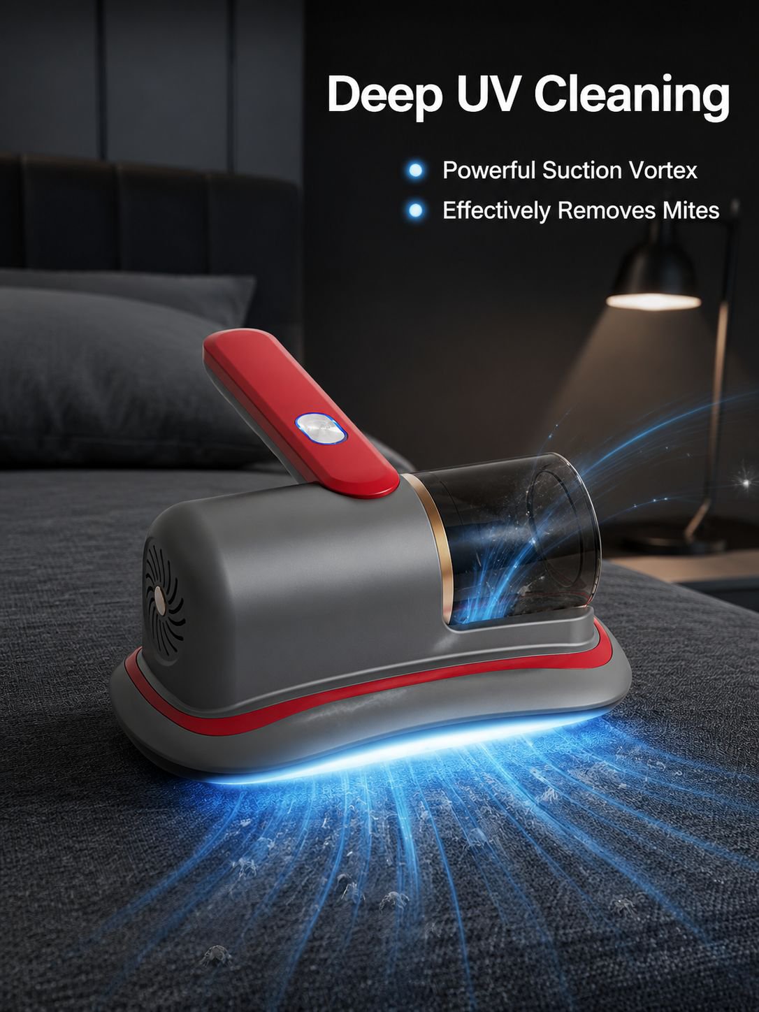 Household wireless handheld UV bed sterilization machine vacuum cleaner