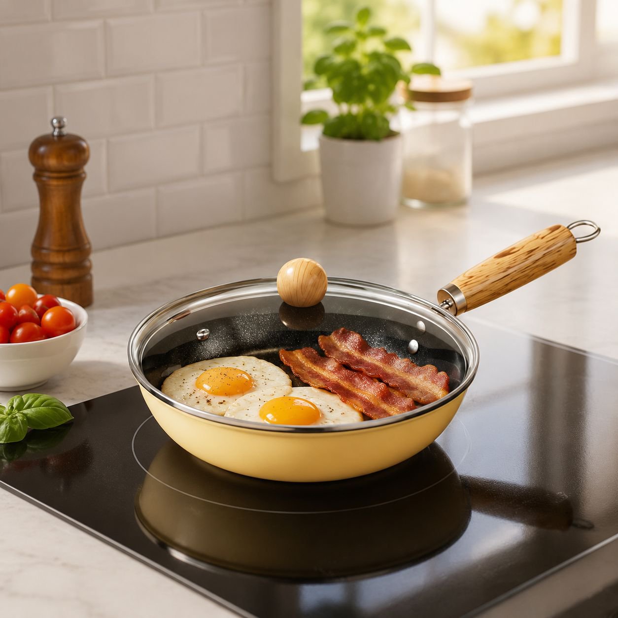 Lightweight Uncoated Home Induction Cooker