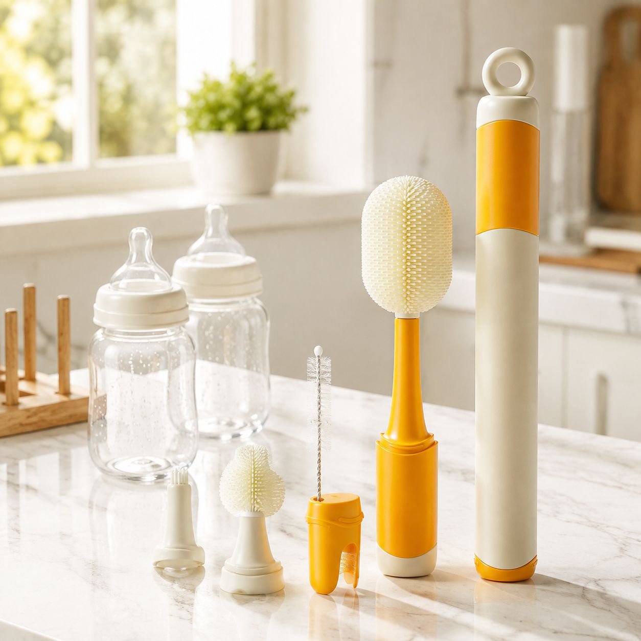 Multi-Functional Baby Bottle Brush Kit