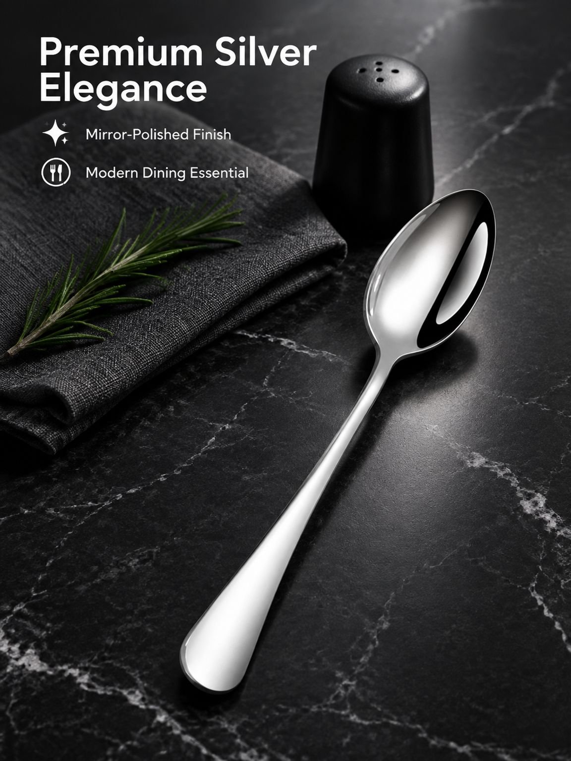 Stainless steel Western-style spoon