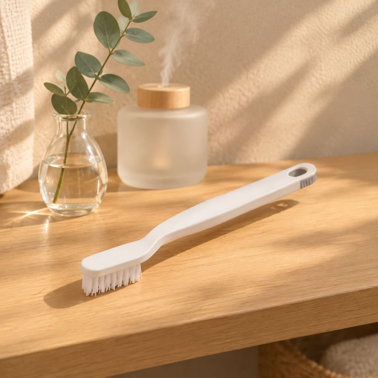 使いやすいデザインの掃除用ブラシ