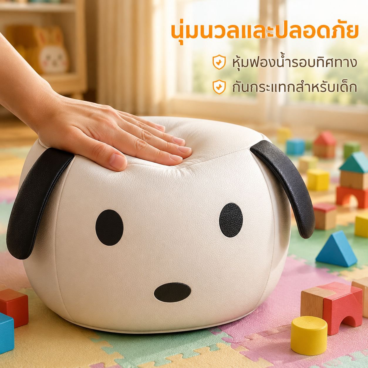 สตูลเตี้ยแบบพกพาสำหรับใช้ในบ้าน